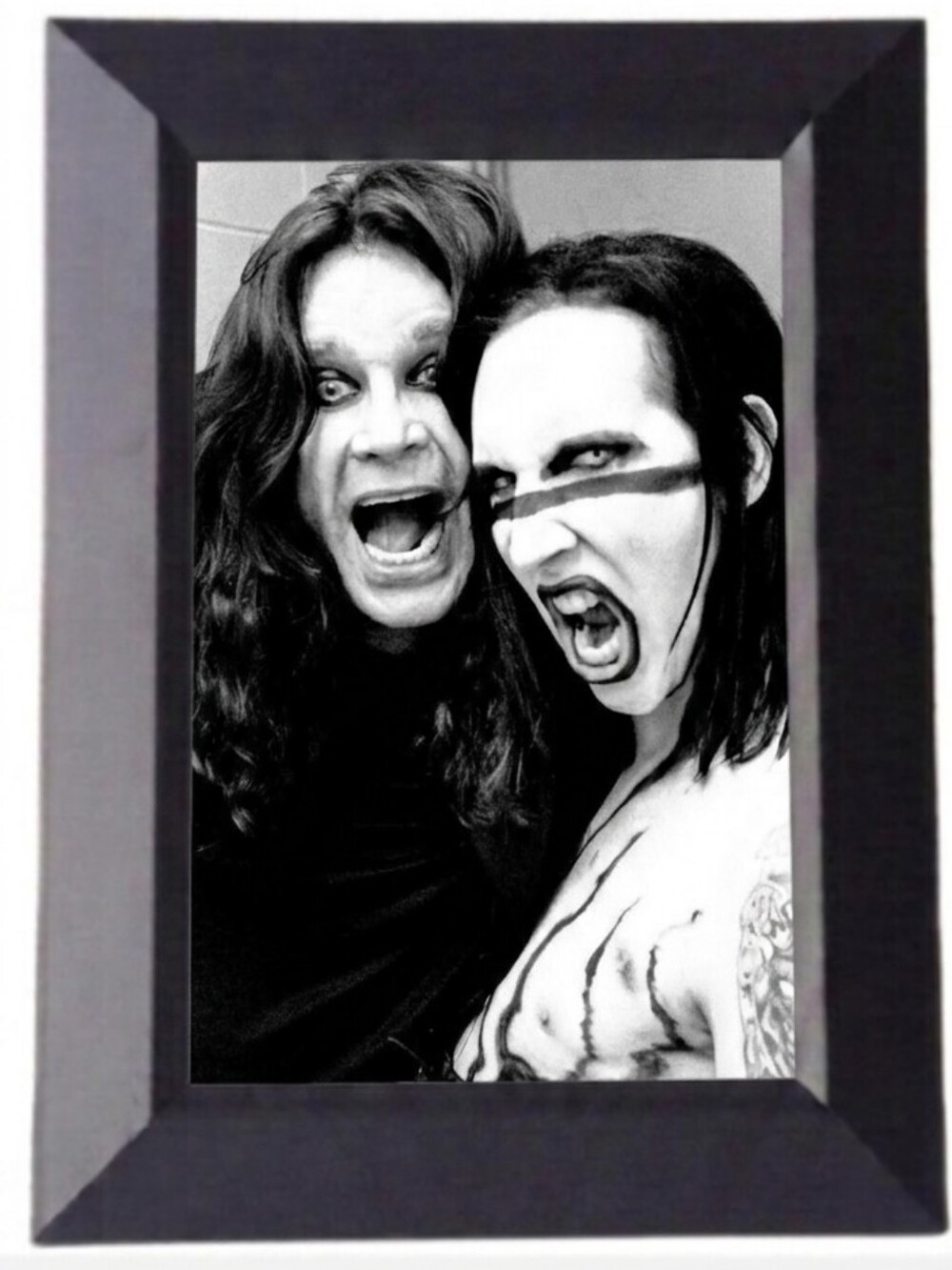 Marilyn Manson Ozzy Osbourne music  90s 00s rocknroll Black Sabbath Rock Metal